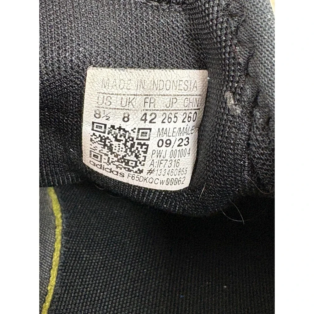 Adidas Running Shoes Lightweight Athletic Sneakers‎ Training Gym Black Mens 8.5